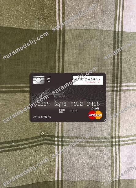 Andorra Andbank bank master card photolook front